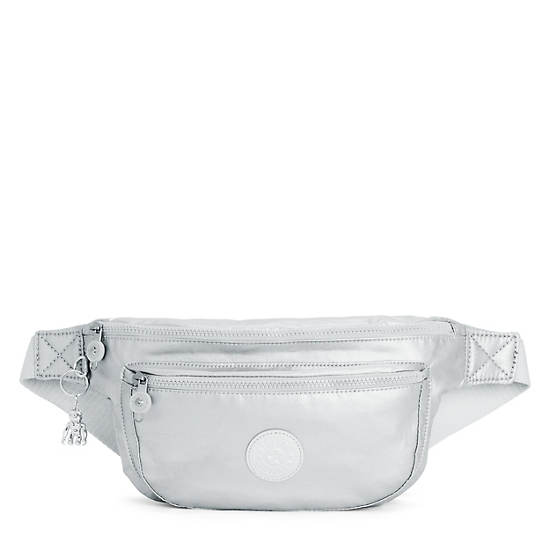 Kipling Yasemina Extra Large Metallic Heuptasjes Zilver | België 2199OK